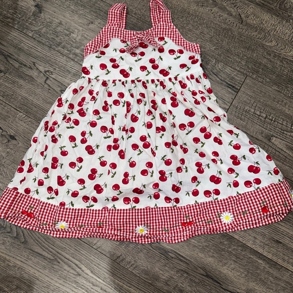 Blueberi Boulevard Red Gingham Dress